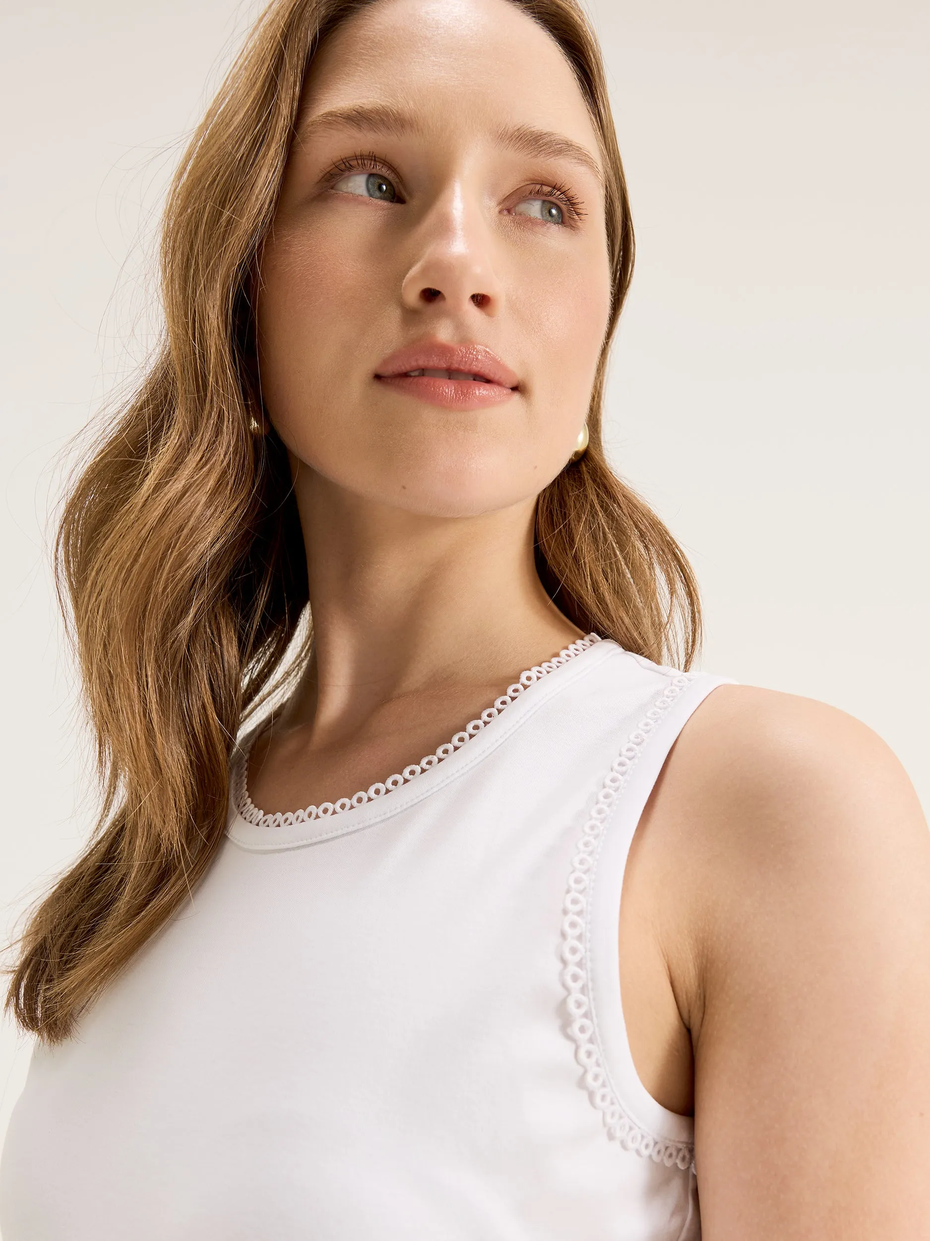 Non Chafe Armholes Temperature Regulating Textile Provence Top