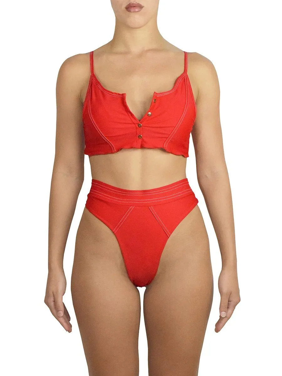 KNOCKOUT BOTTOM | CHERRY TailoredSilhouette Cozy Stretch