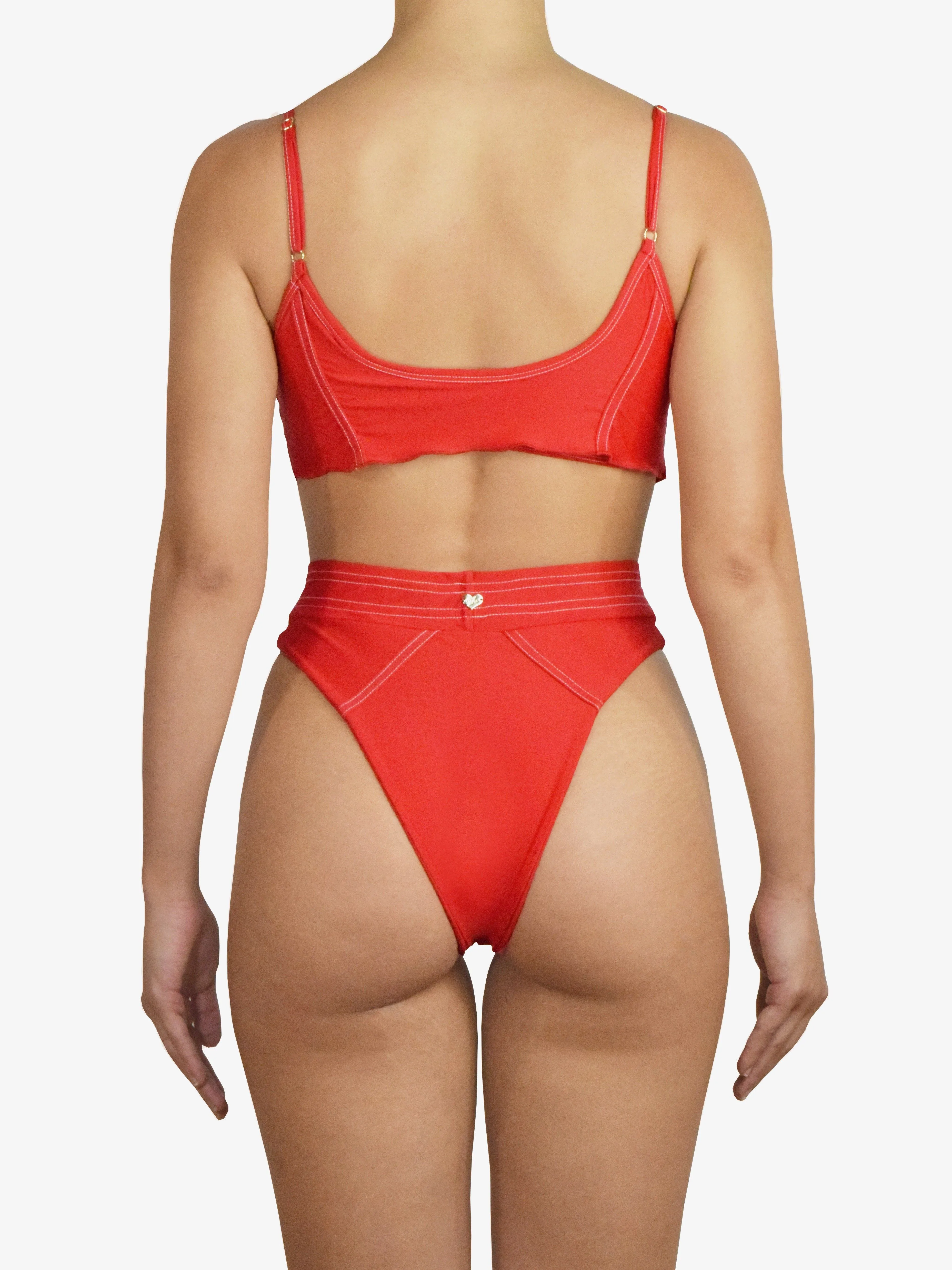 Side zipper KNOCKOUT BOTTOM | CHERRY