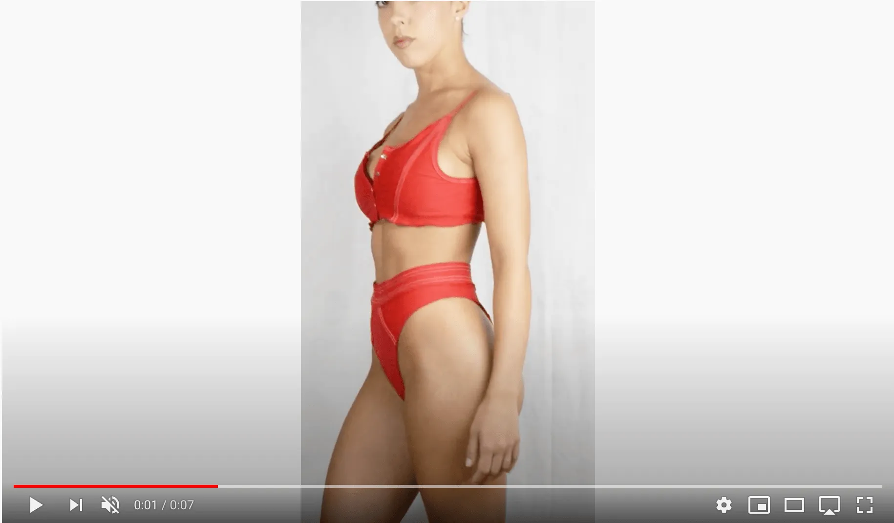 FlexibleStretchWeave KNOCKOUT BOTTOM | CHERRY