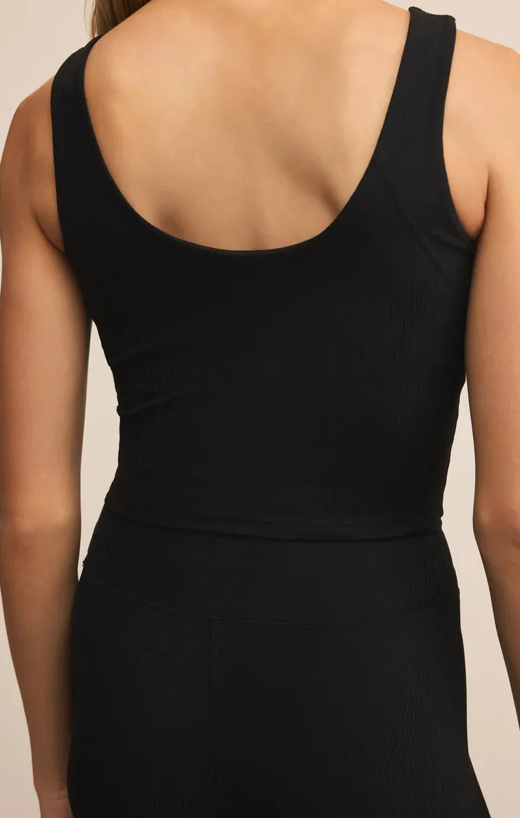 Lightweight Design Compact Stitching Studio Rib Top