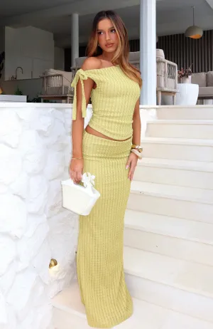 Top To Bottom Maxi Skirt Limeade Creative Fashion