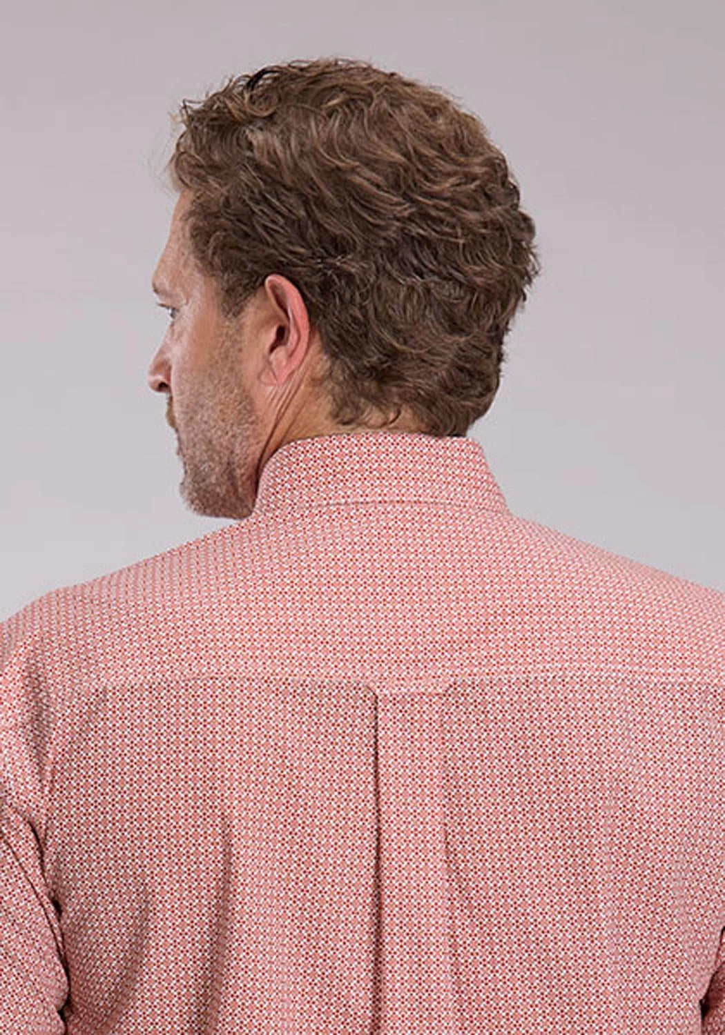 Reinforced Seams Roper Mens 2500 Saltillo Foulard Rust 100% Cotton 1 Pkt S/S Shirt