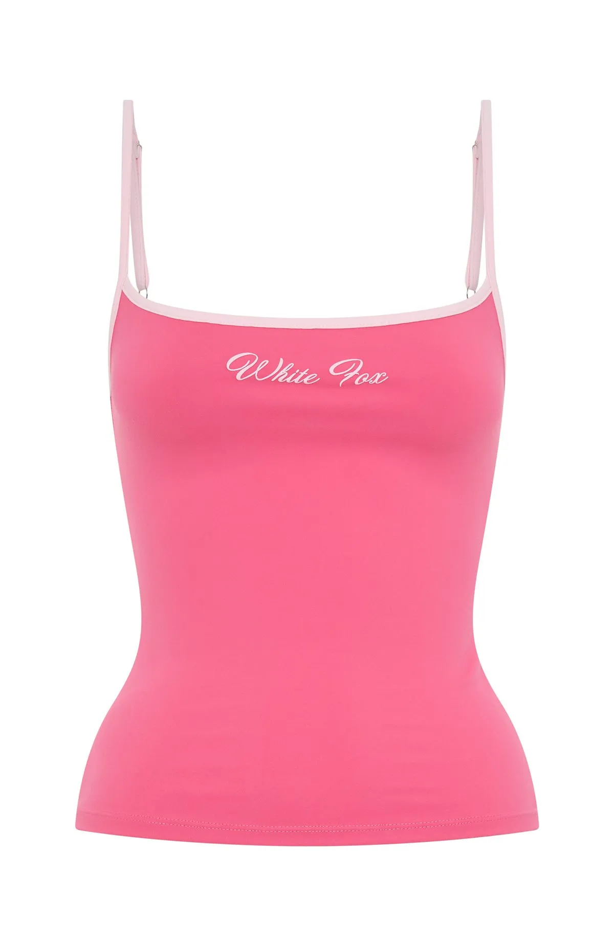 Lucky Thirteen Shaya Singlet Hot Pink Odor control Slub Texture