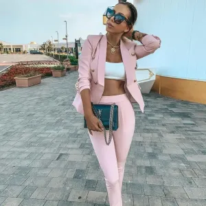 Monaco Blazer & Pantsuit Career Set