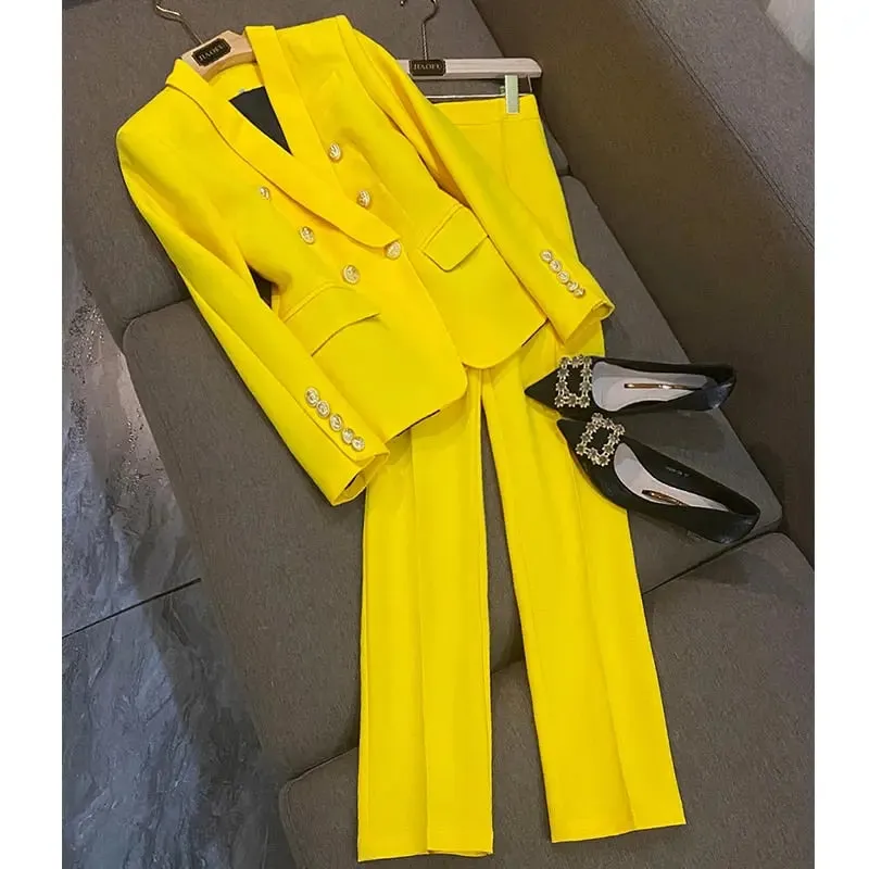 Monaco Blazer & Pantsuit Career Set