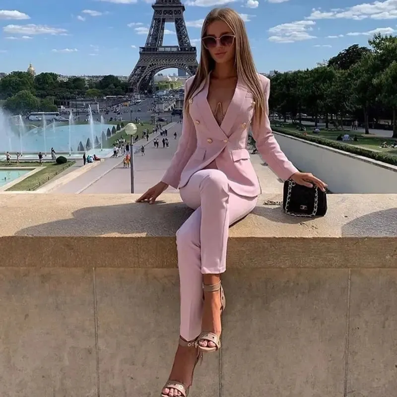 Monaco Blazer & Pantsuit Career Set