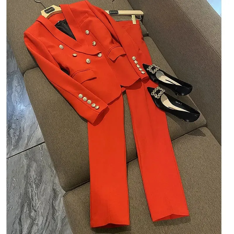 Monaco Blazer & Pantsuit Career Set