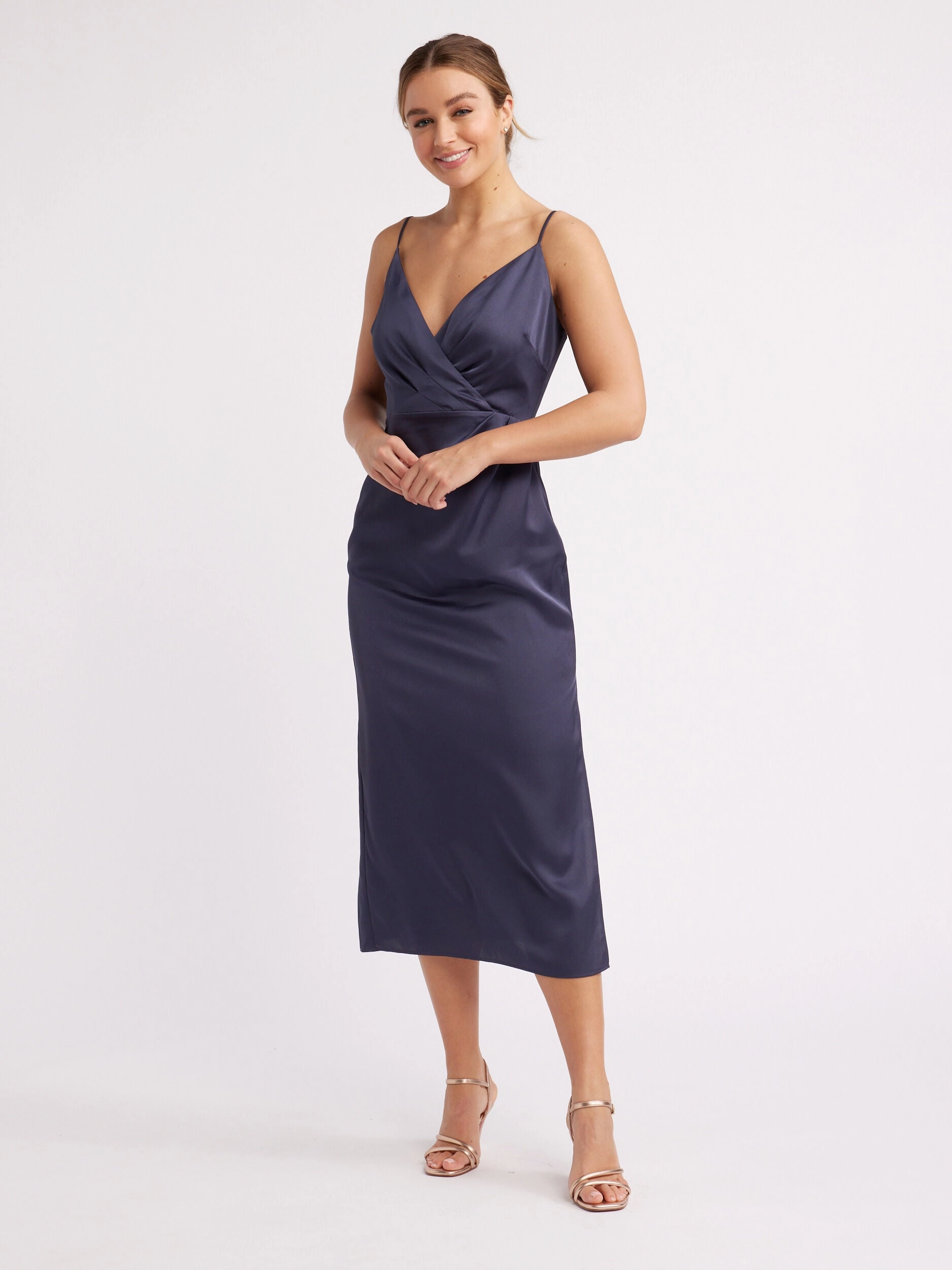 Montreal Midi Dress High-waisted evening piece