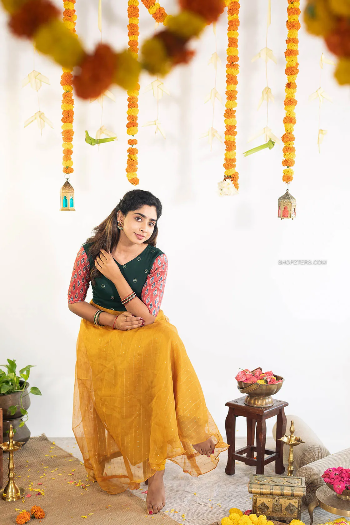 Multi Color Varnam Georgette Anarkali