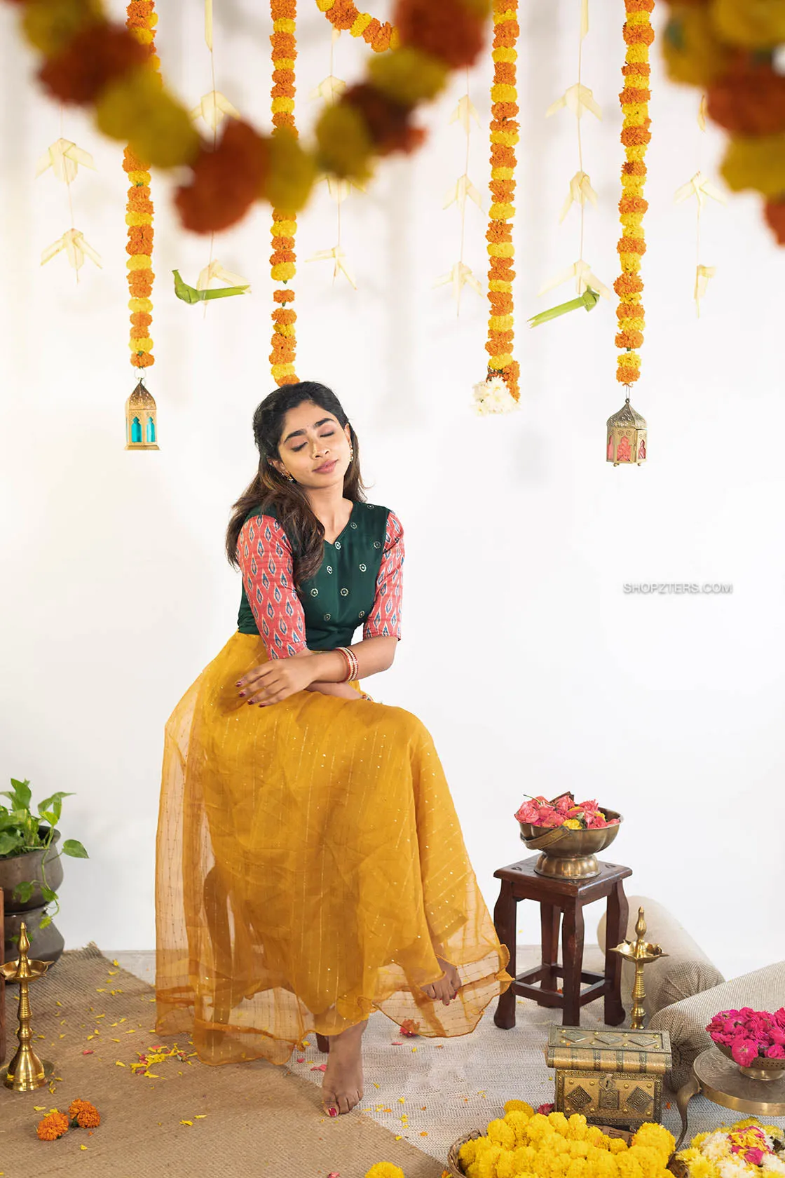 Multi Color Varnam Georgette Anarkali