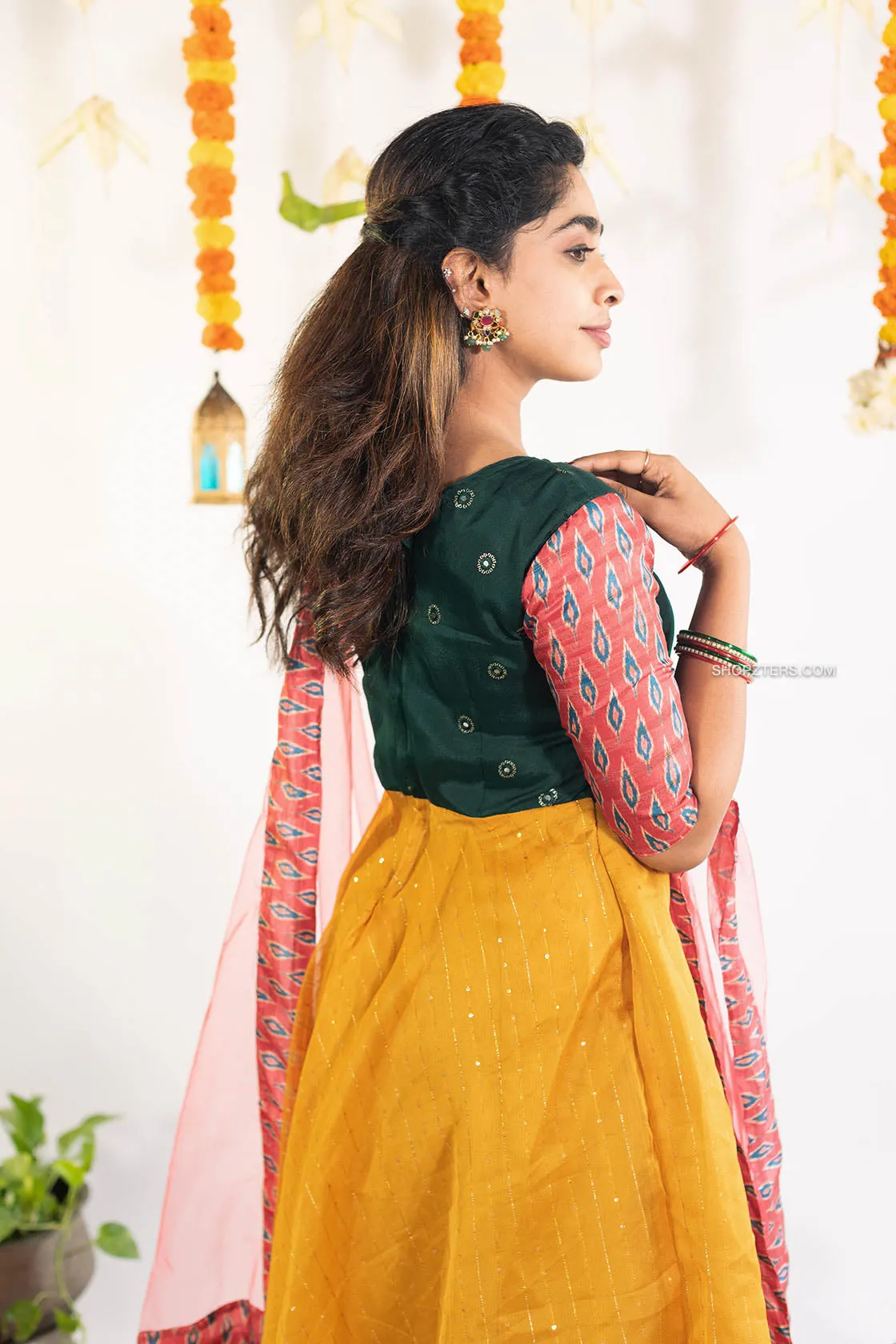 Multi Color Varnam Georgette Anarkali