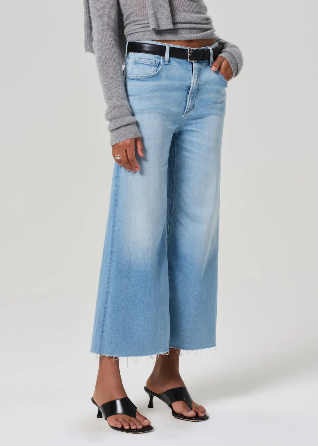 Lyra Wide Leg Crop Jean - Belmont Modern Relaxed Daywear