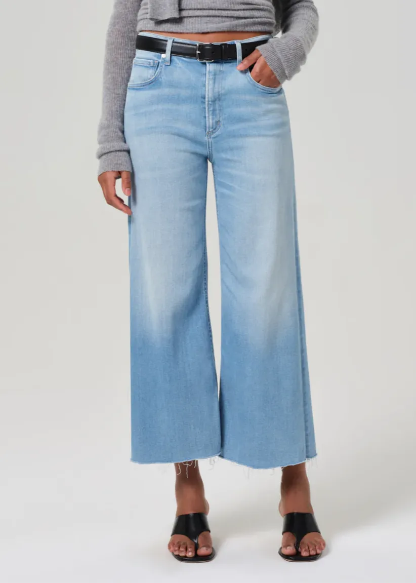 Lyra Wide Leg Crop Jean - Belmont Tight Cut All Purpose Fit