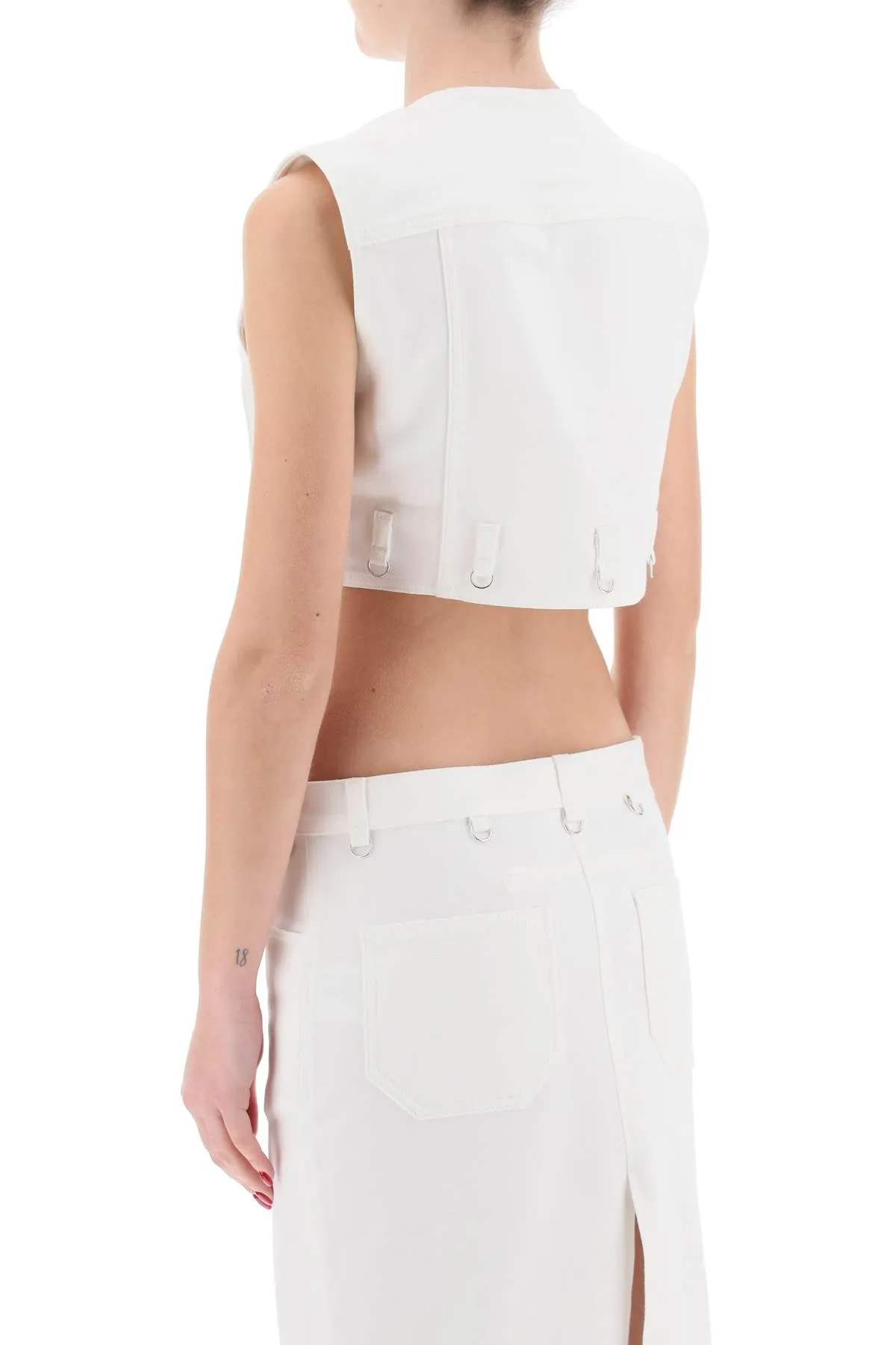 multiflex cropped denim 124DBL153DE0022 HERITAGE WHITE