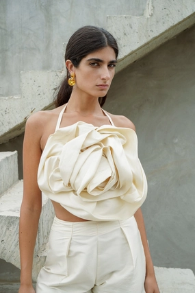 Bonded Seam Technique Fashionable Look Epine De Rose Bustier