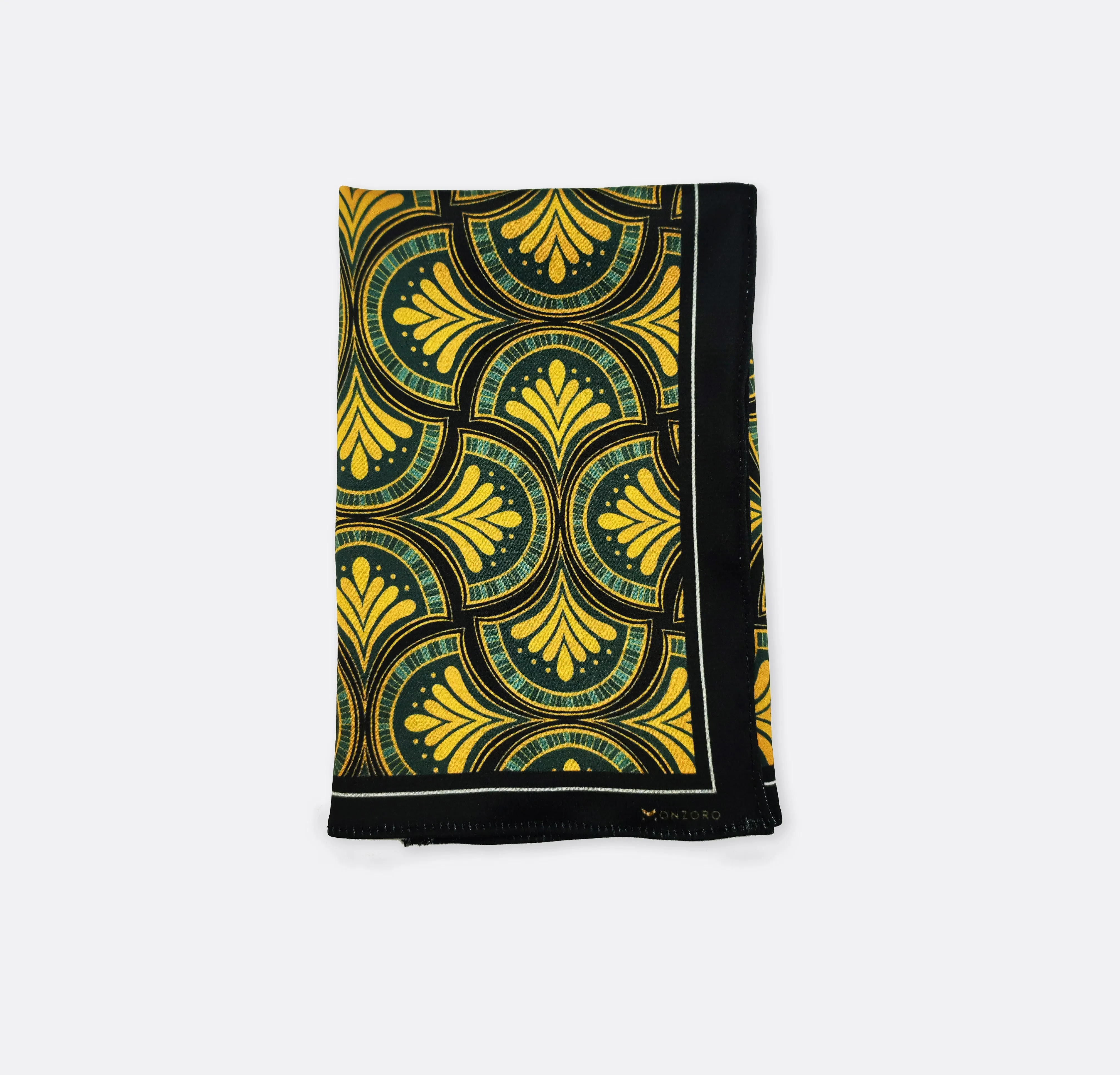 MUSTARD BOTANICAL – SILK POCKET SQUARES