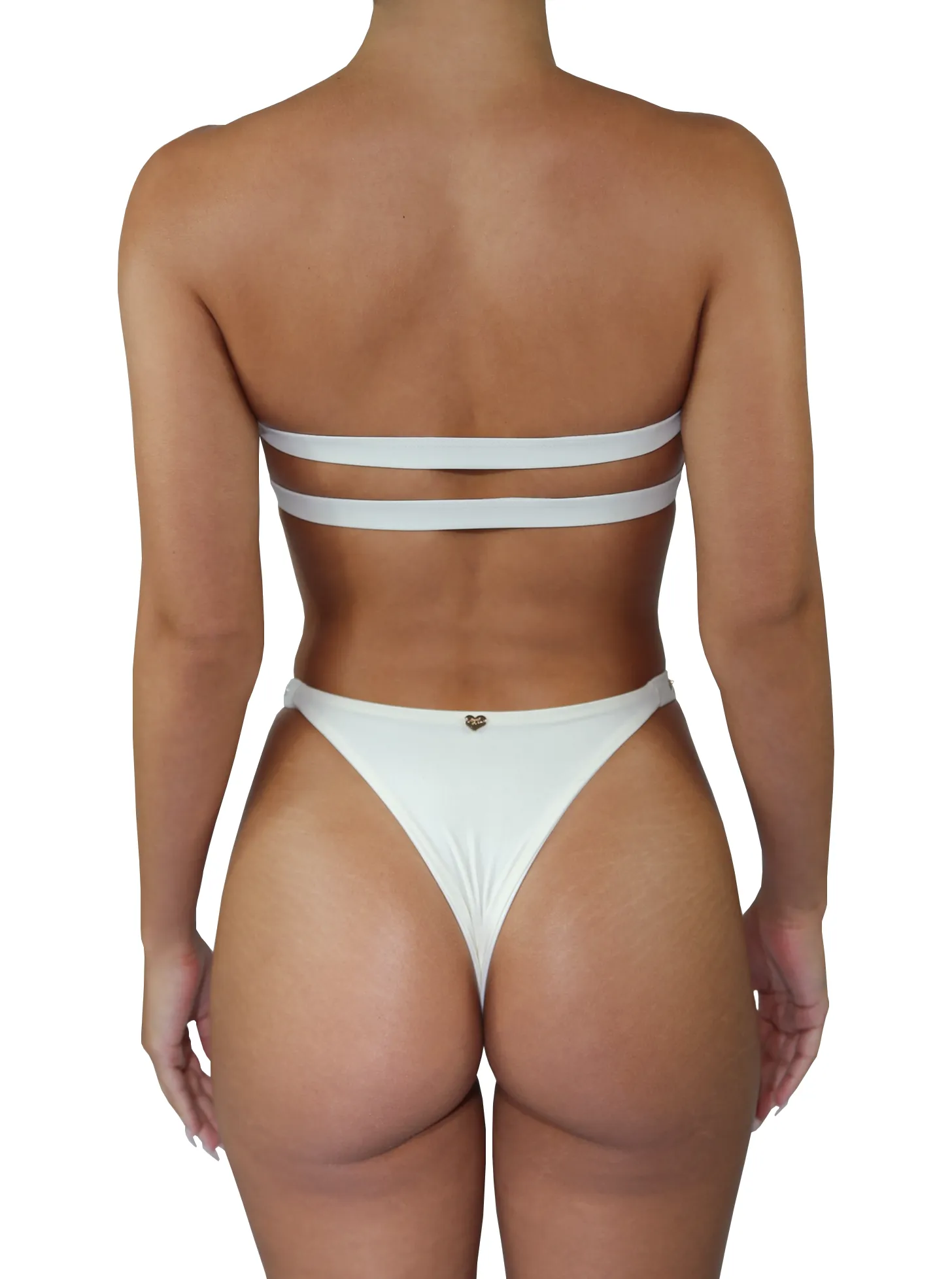 Comfort for All Lounge-friendly My Darling Buckle Bikini Bottom | Ivory