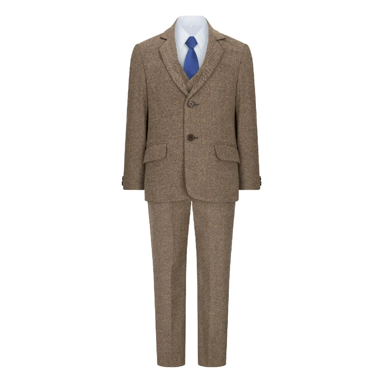 Nathan - Chestnut 5 Piece Suit
