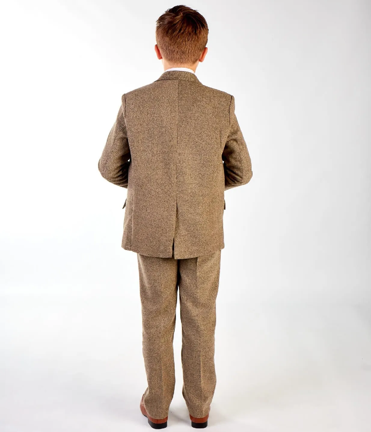 Nathan - Chestnut 5 Piece Suit
