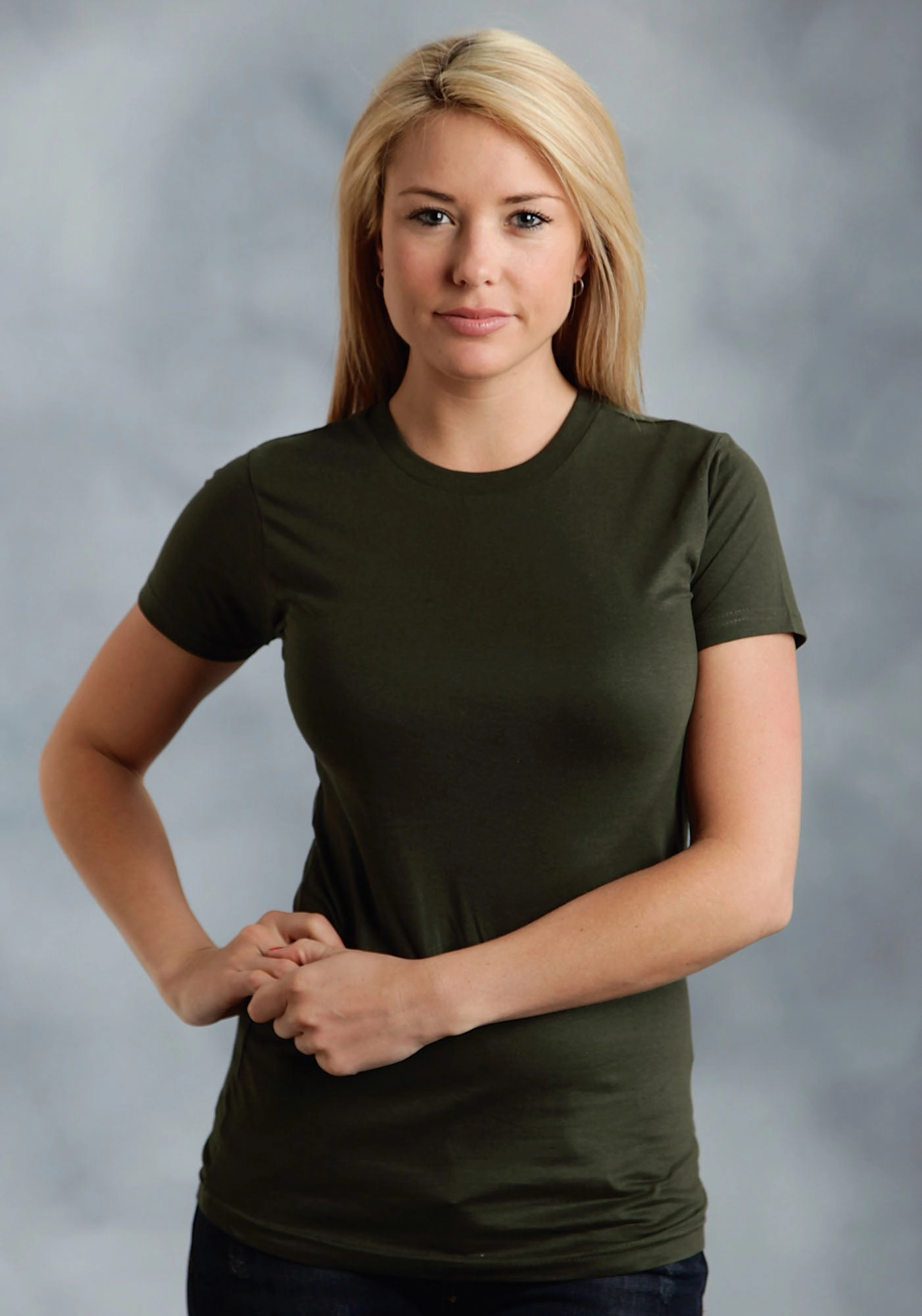 Ouray Womens Light Green 100% Cotton USA S/S Heather T-Shirt Fashion Forward Design Thermal Regulation Fabric