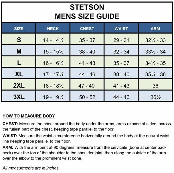 Stetson Mens Light Denim Cotton Blend Block Letters S/S T-Shirt Tailored Fit Unisex Design