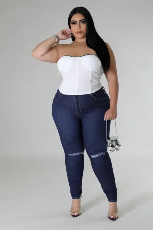 Never Too Serious Jeans Plus