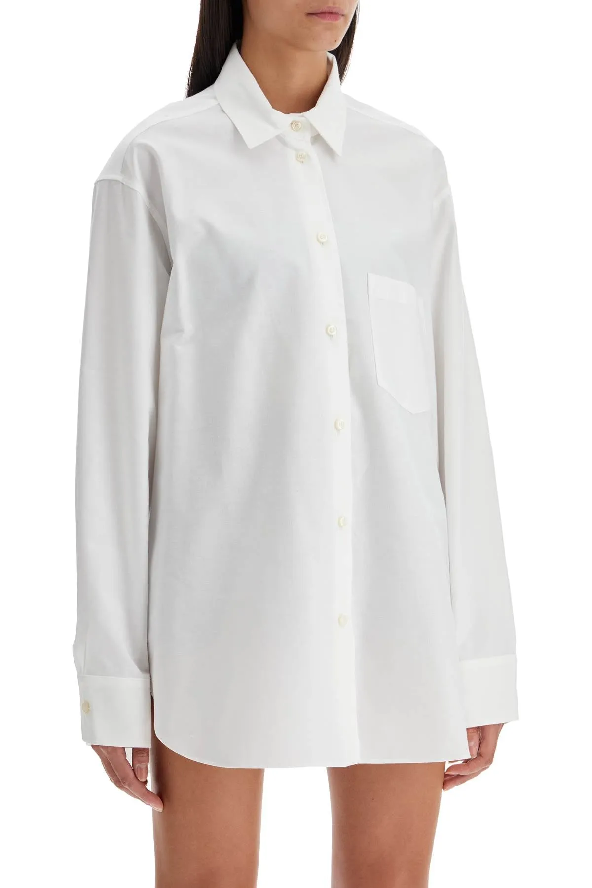new georgiana oversized shirt T160901A TNC164 WHITE