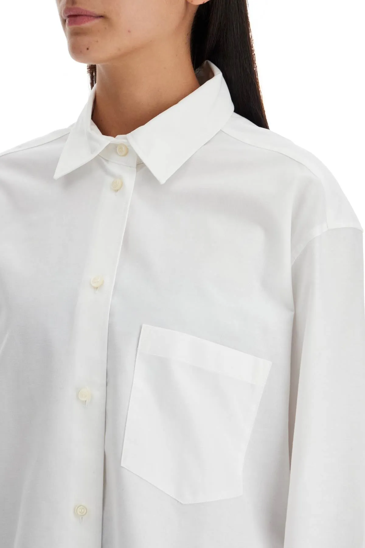 new georgiana oversized shirt T160901A TNC164 WHITE