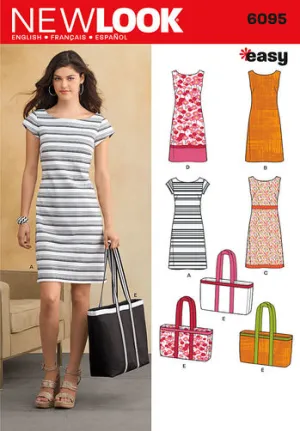 Newlook Pattern 6095 Misses' Dresses
