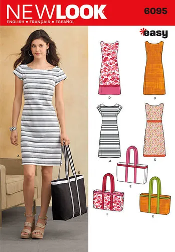 Newlook Pattern 6095 Misses' Dresses