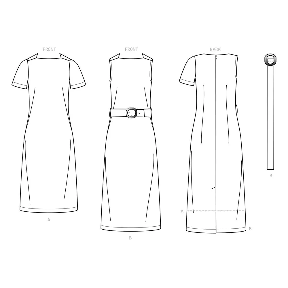 Newlook Pattern N6667 Misses' Shift Dresses