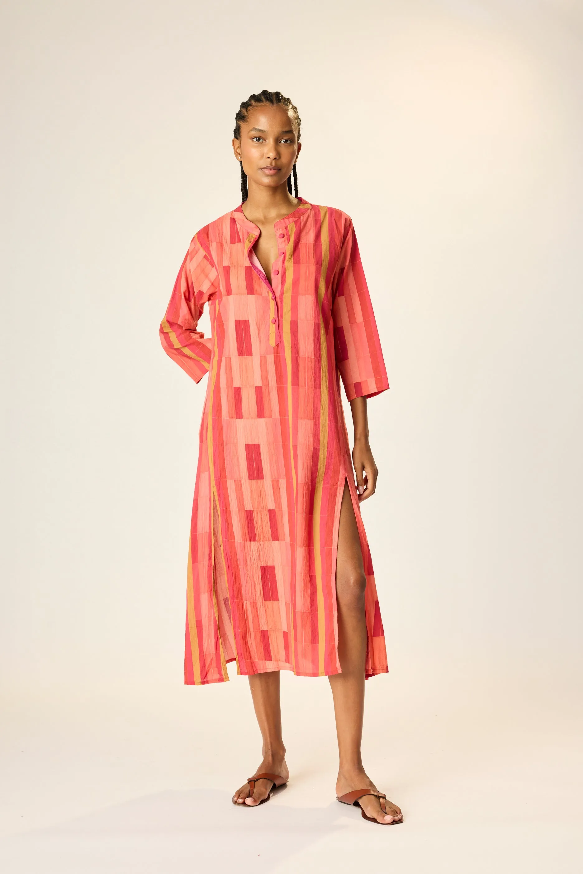 Ribbed Trim Details BreathableMoistureBarrier ISOBEL DRESS