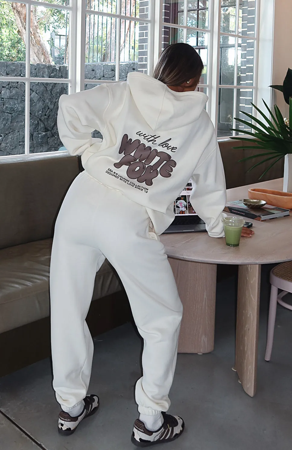 Weekend Classic With Love Always Sweatpants Cream