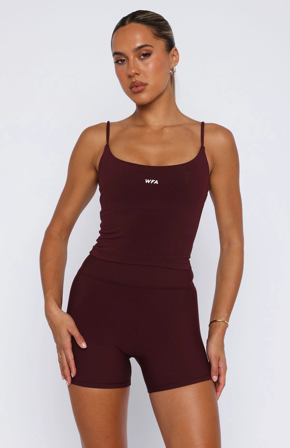 LongSleeve More Energy Crop Merlot
