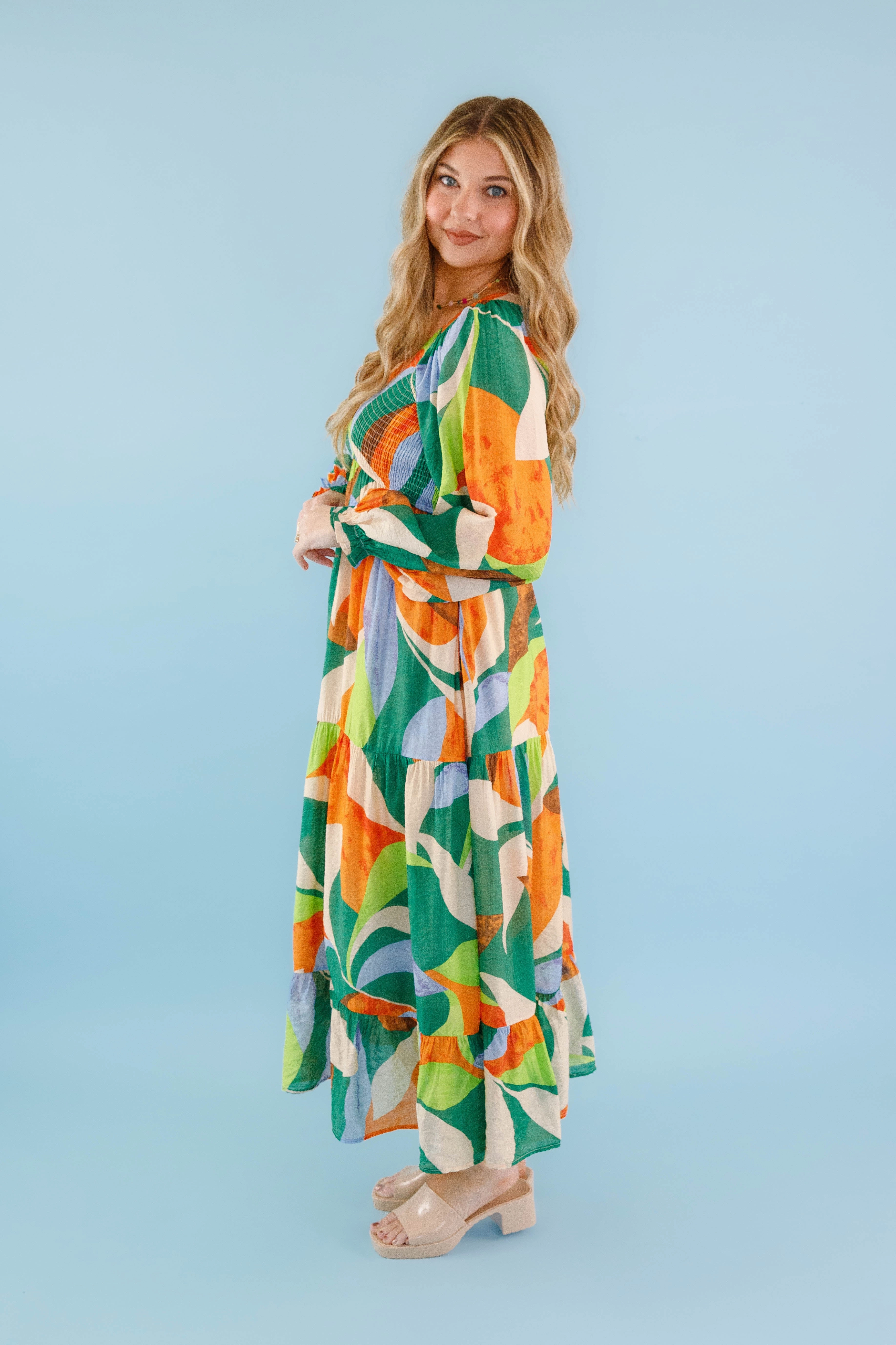 NonRestrictive Fit On Common Ground Maxi Dress