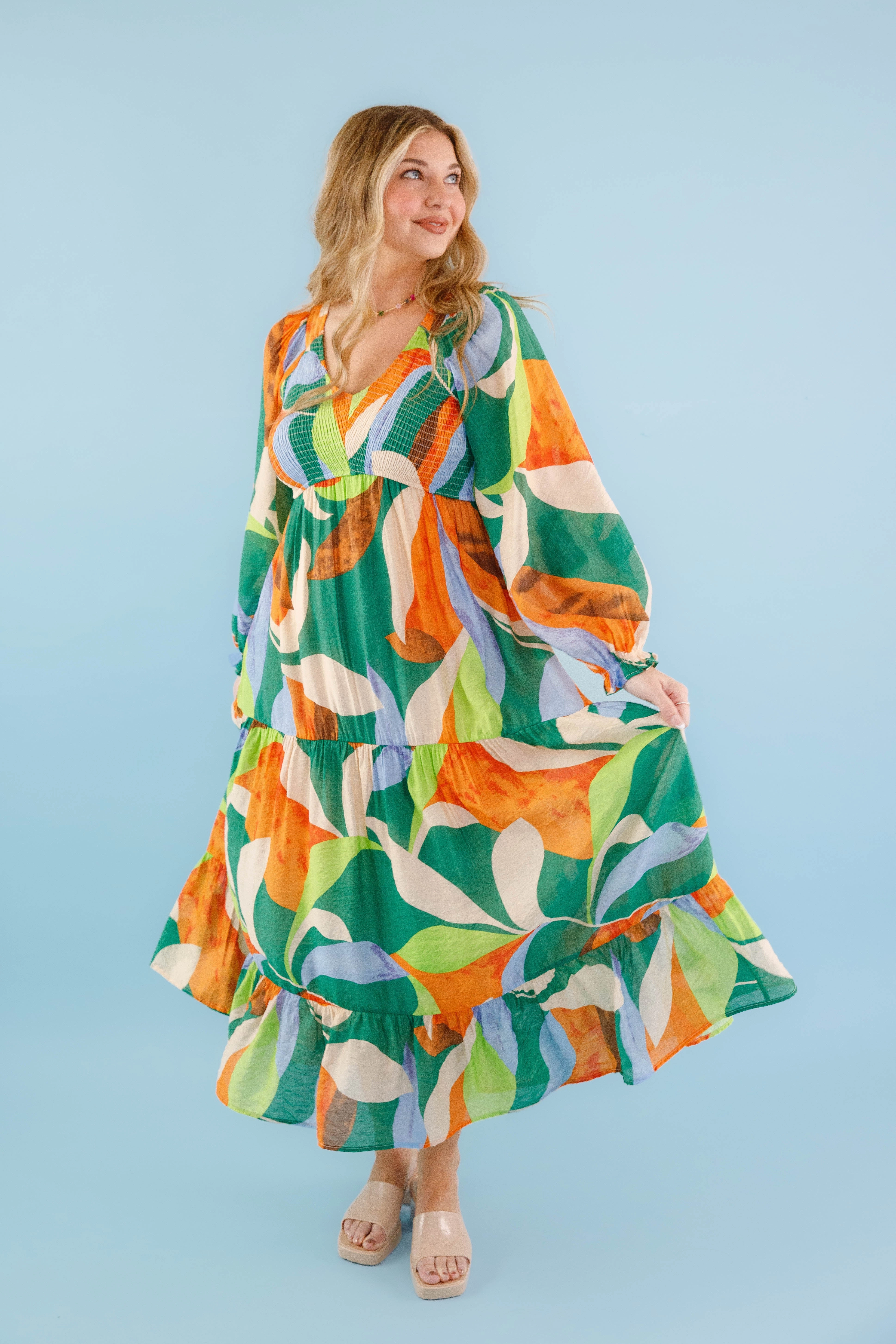 FlexibleKnit AntiOdorTreatment On Common Ground Maxi Dress