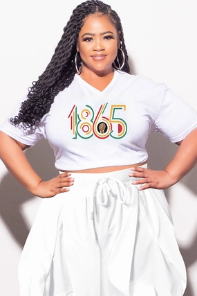 Training Comfort Final Sale Plus Size Oversized Unisex V-Neck White T-Shirt 1865