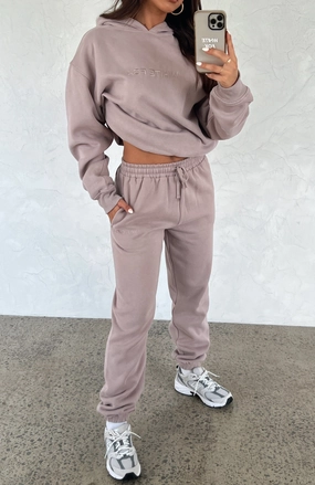 Casual Draping Everyday Comfort Stay Lifted Sweatpants Cinnamon