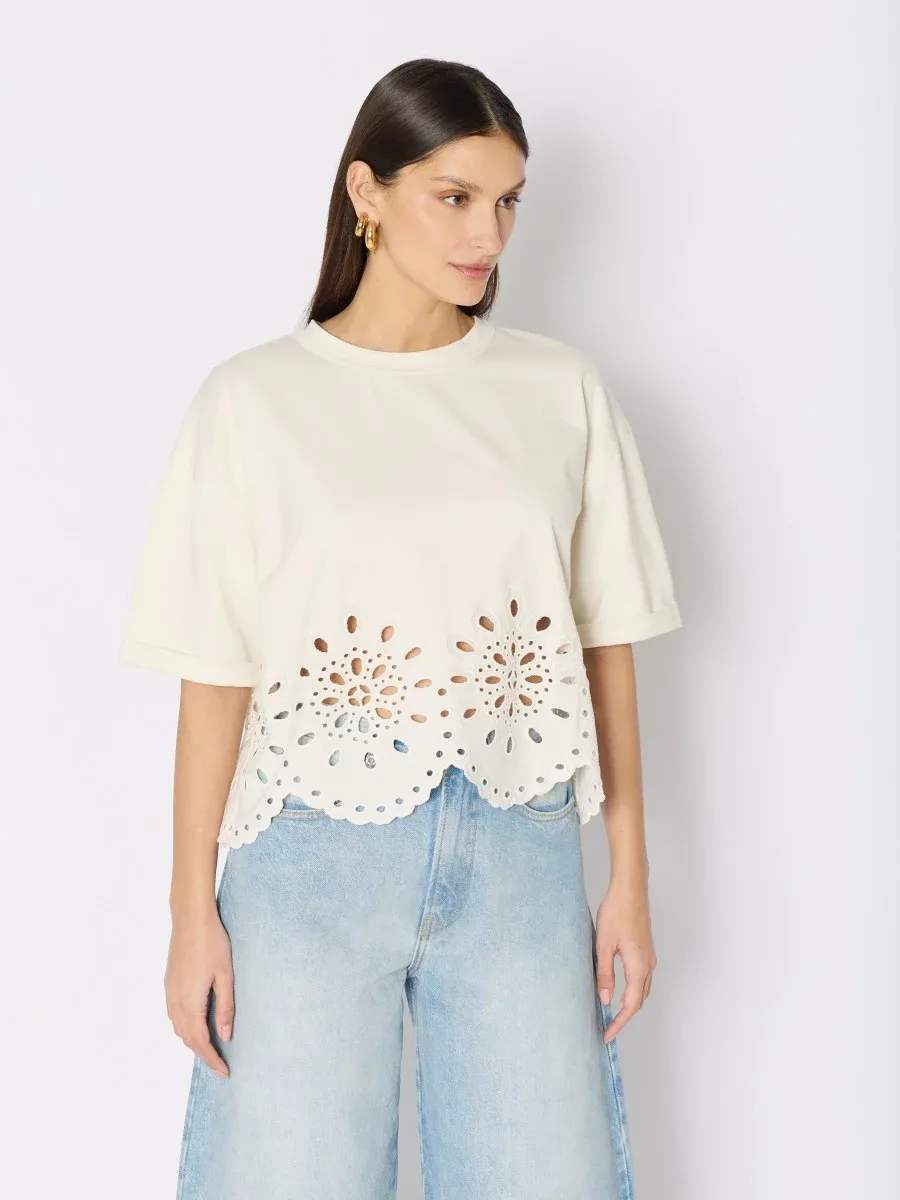 Low Profile Zipper Closure Raw Edge Detail Tevana Cut Out Top