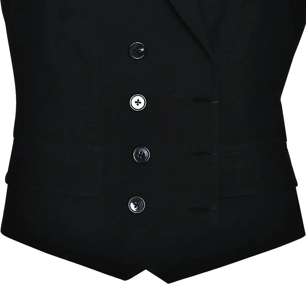 Notched Collar Pleated Skirt Suit Two Piece Sets
