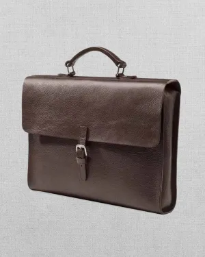 Notebook Briefcase Cowhide Leather
