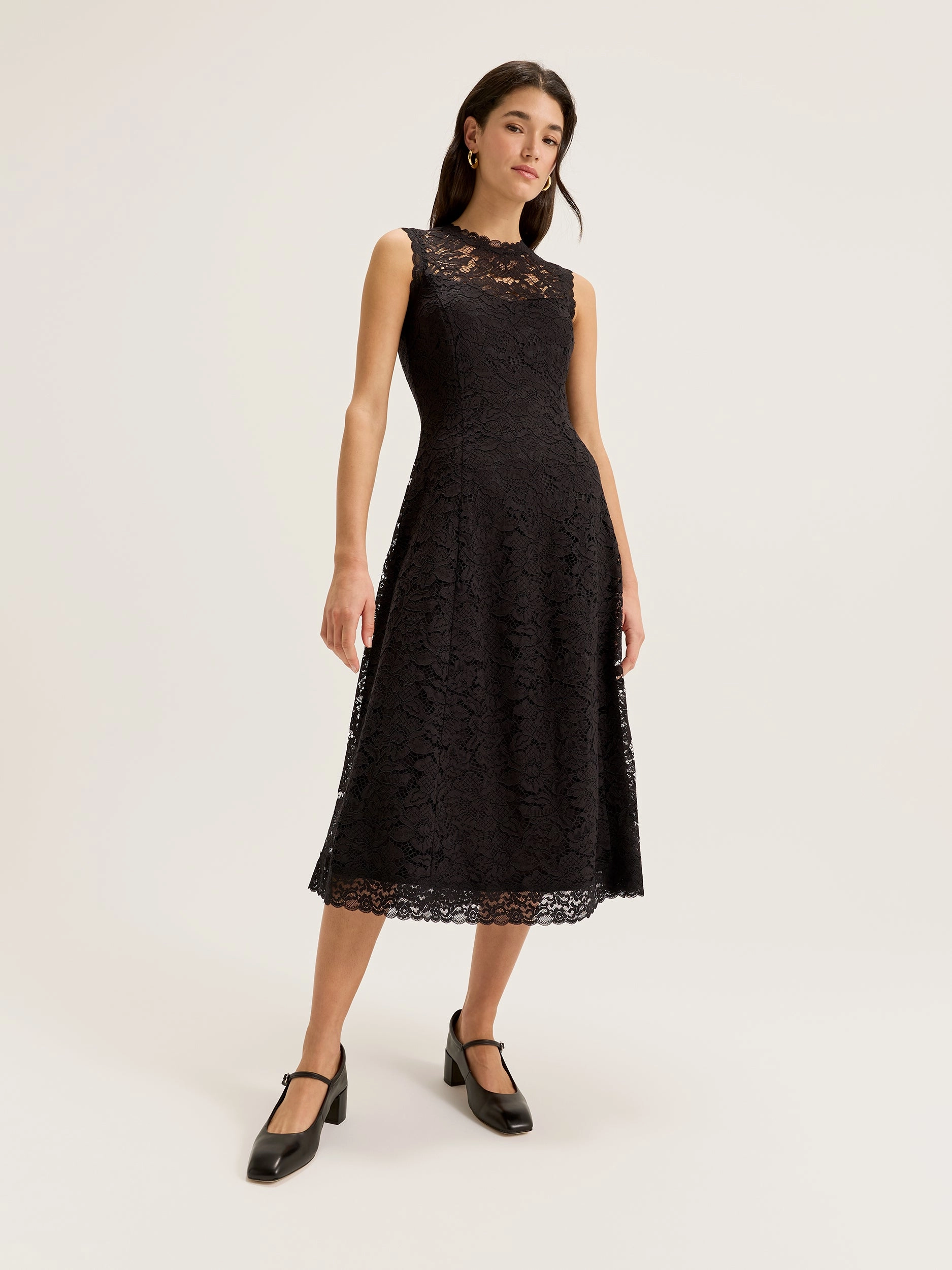 Odile Lace Dress Natural Style Body Flow