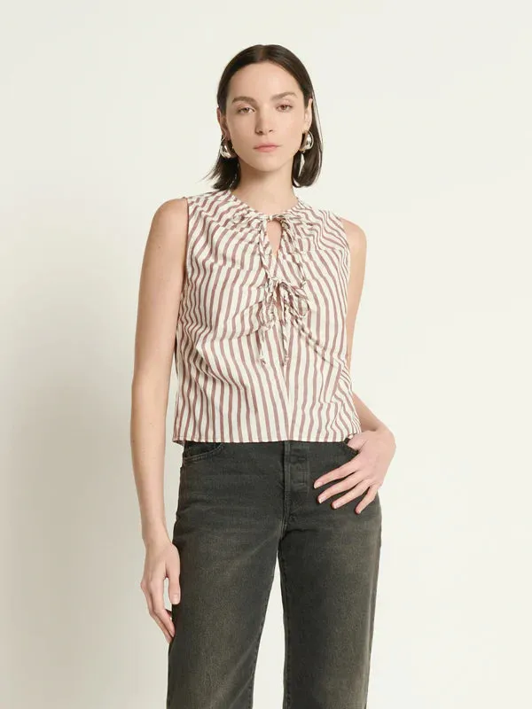 Mimmi Keyhole Top Antimicrobial Finish VNeckline