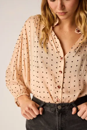 Relaxed Silhouette Modular Pocket Layout IRIS TOP