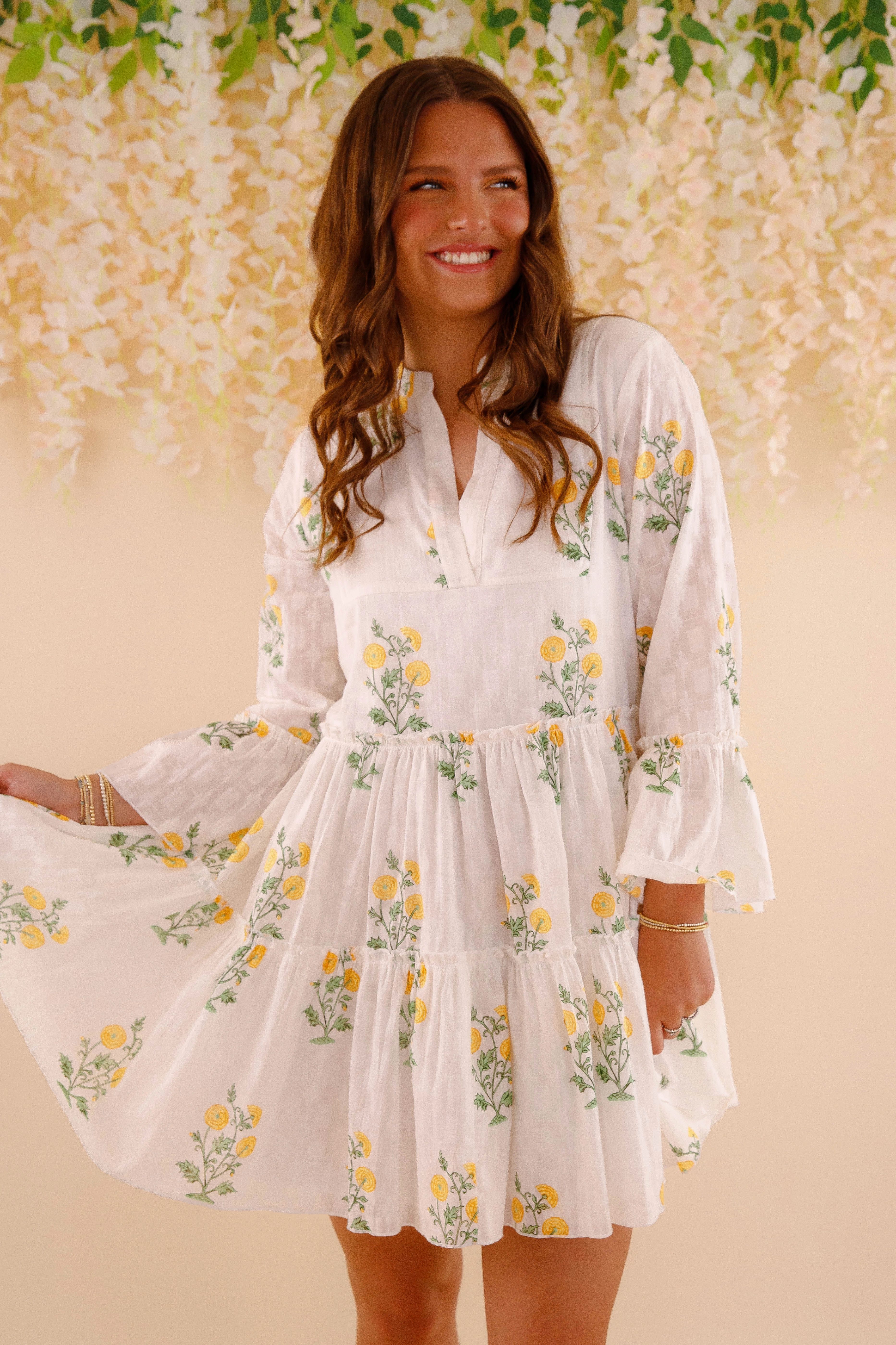 Speaking My Language Dress ReinforcedShoulders Tubular Body Construction