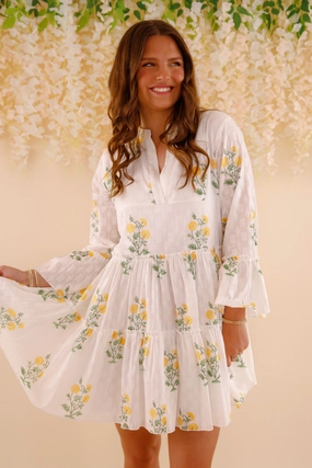 Speaking My Language Dress ReinforcedShoulders Tubular Body Construction