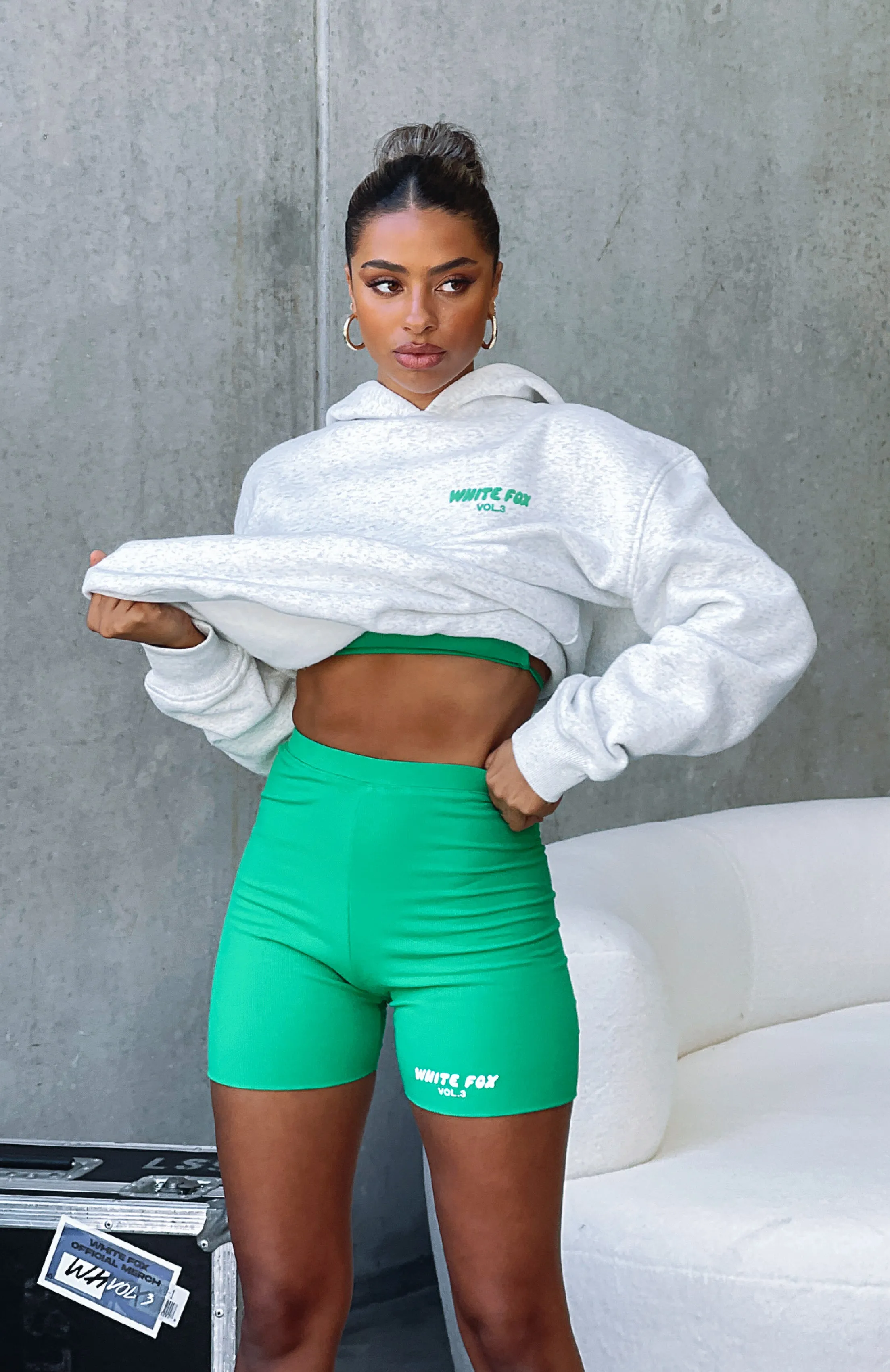 Offstage Hoodie Glacier Grey LowProfile Stitching