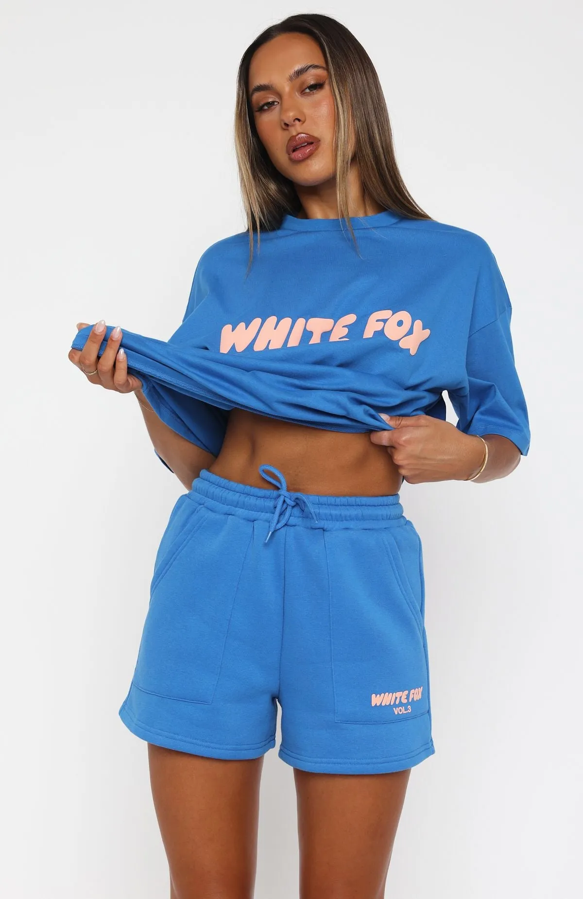 EcoFriendly Dyeing WrinkleResistant Knit Structure Offstage Lounge Shorts Azure