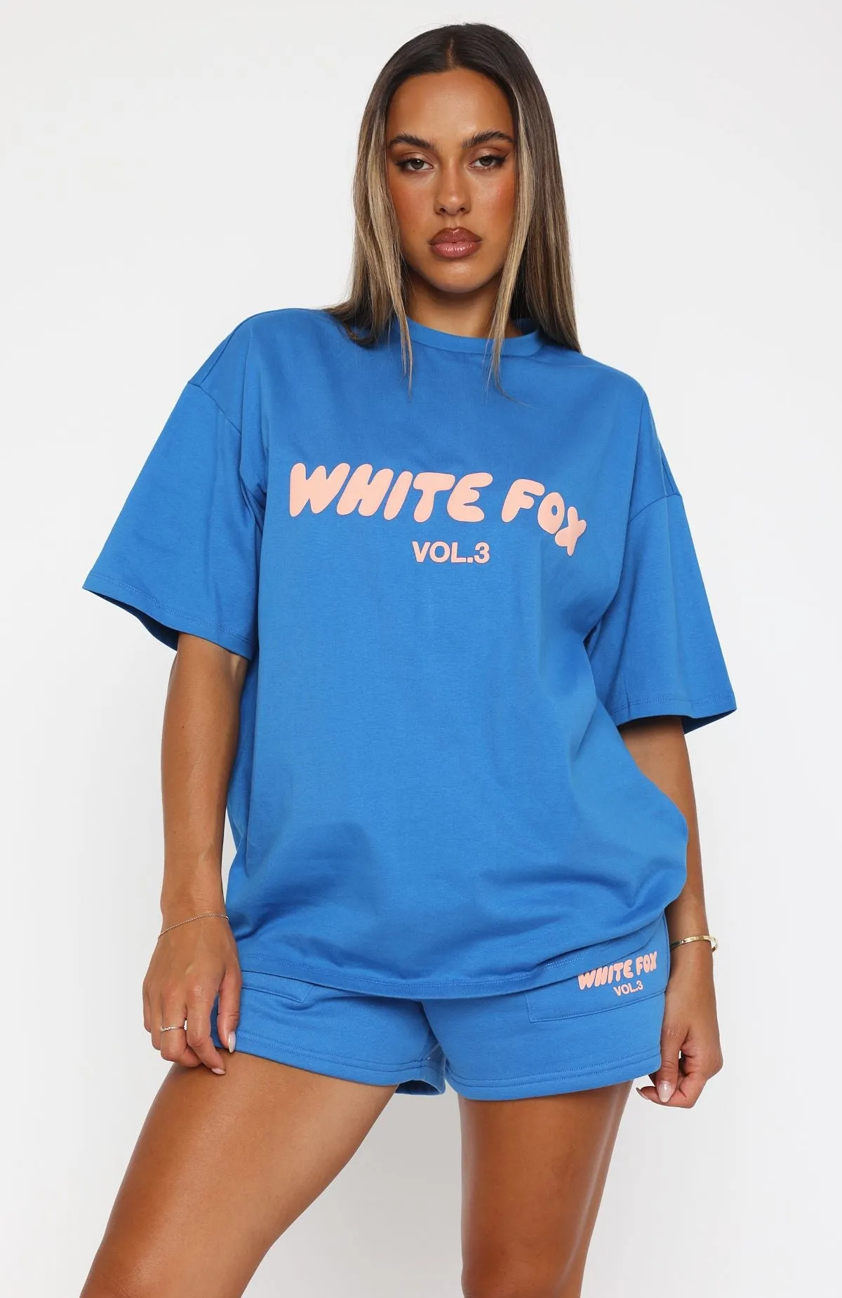 Offstage Oversized Tee Azure Grab And Go